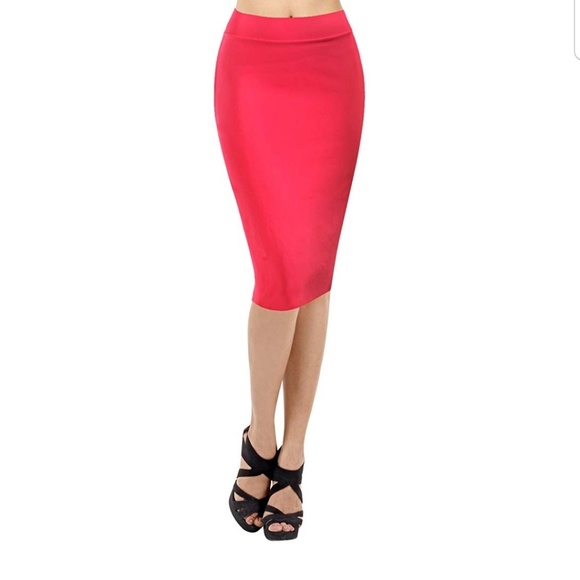 Twinth Dresses & Skirts - Hot pink pencil skirt